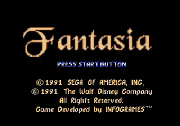 Fantasia (World) (Rev A) screen shot title